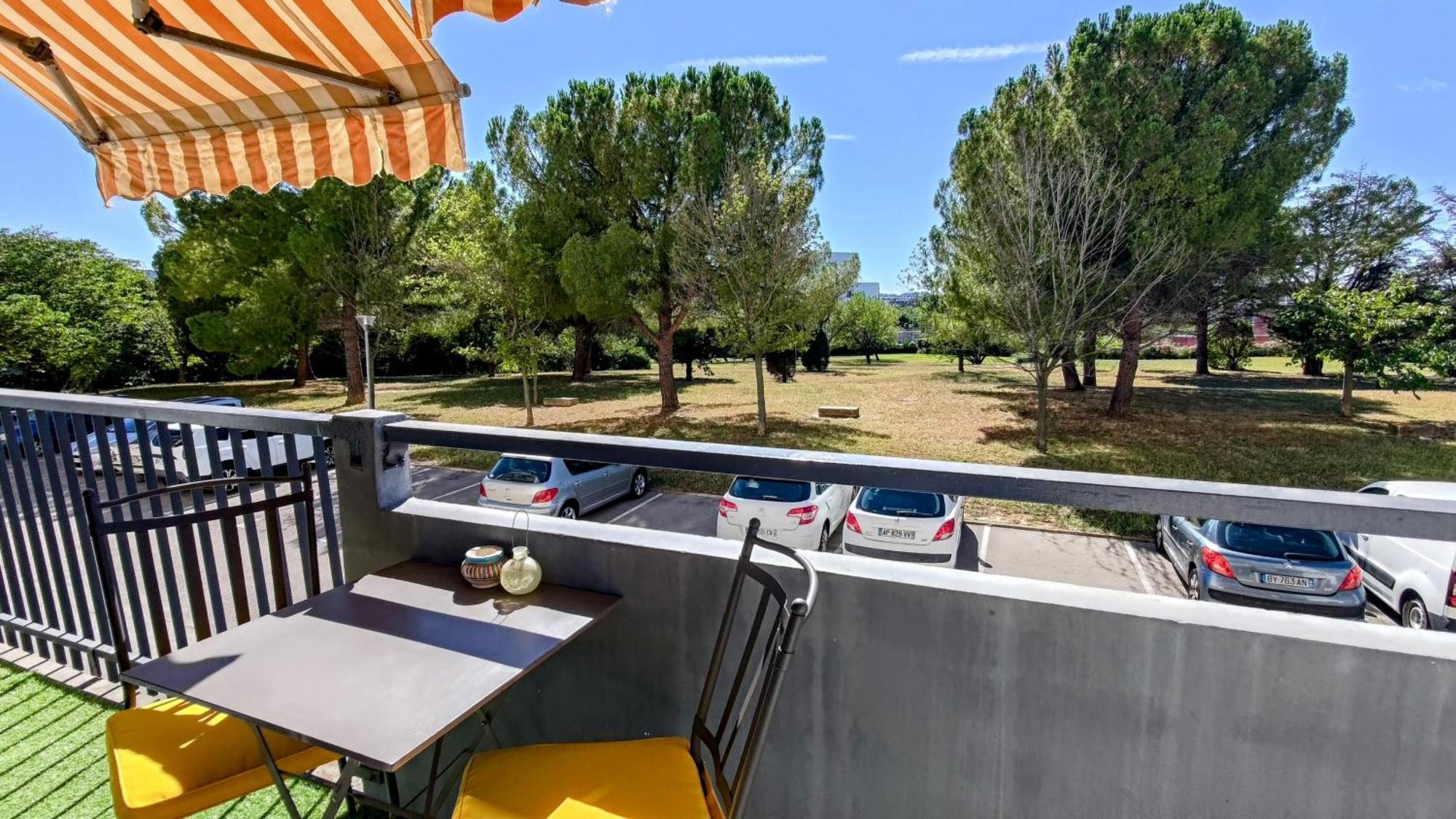 Studio Soleil Et Verdure - Montpellier Celleneuve Exteriör bild